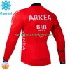 Arkea Bb Hotels Excalibur Radtrikot Winter Thermal Fleece 2024